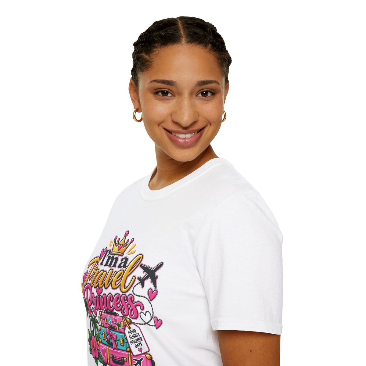 Travel Princess T-Shirt – Cute Vacation & Travel Lover Tee