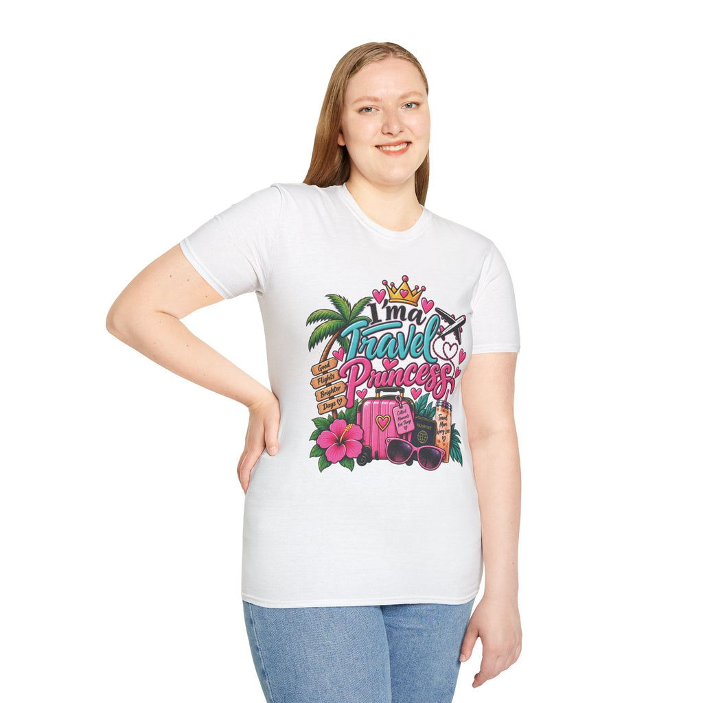Travel Princess T-Shirt — "I'm a Travel Princess" Vacation Tee