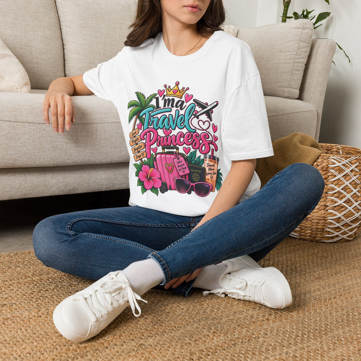 Travel Princess T-Shirt — "I'm a Travel Princess" Vacation Tee