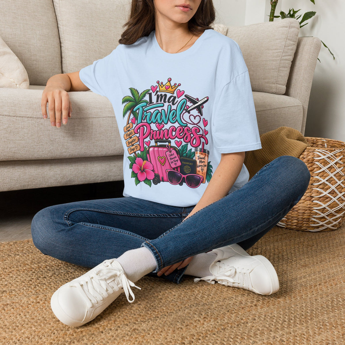 Travel Princess T-Shirt — "I'm a Travel Princess" Vacation Tee