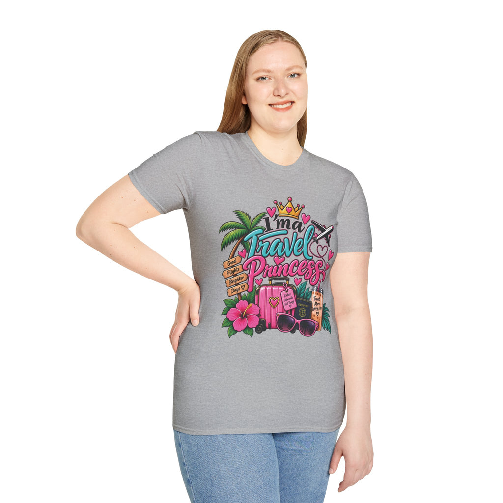 Travel Princess T-Shirt — "I'm a Travel Princess" Vacation Tee