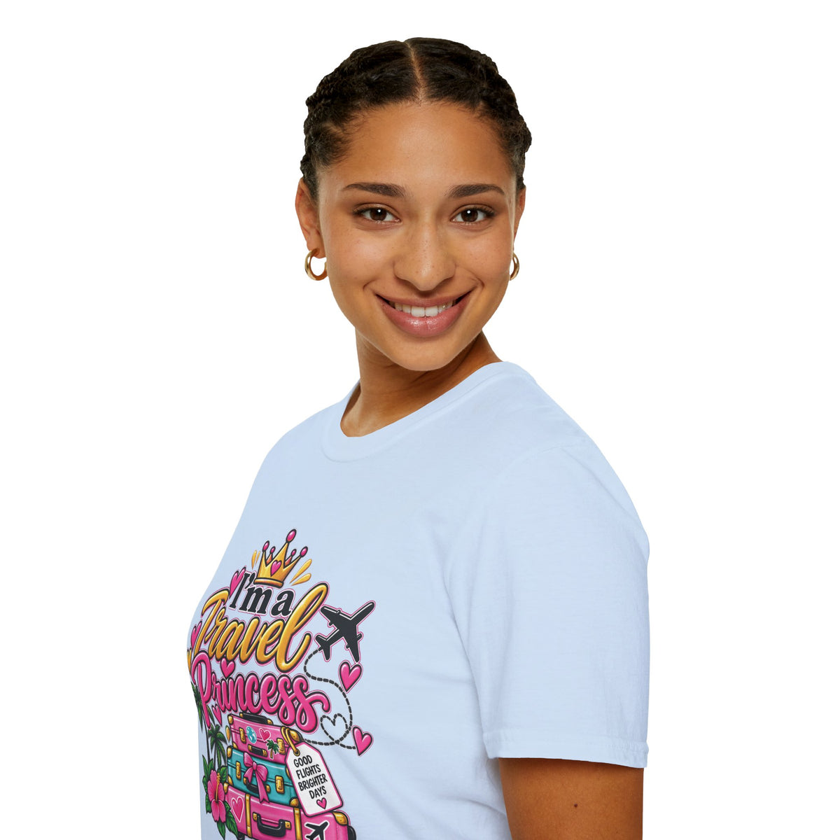 Travel Princess T-Shirt – Cute Vacation & Travel Lover Tee