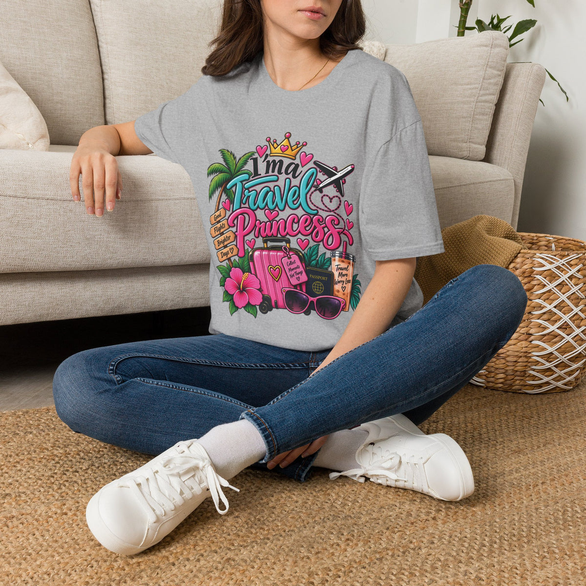 Travel Princess T-Shirt — "I'm a Travel Princess" Vacation Tee