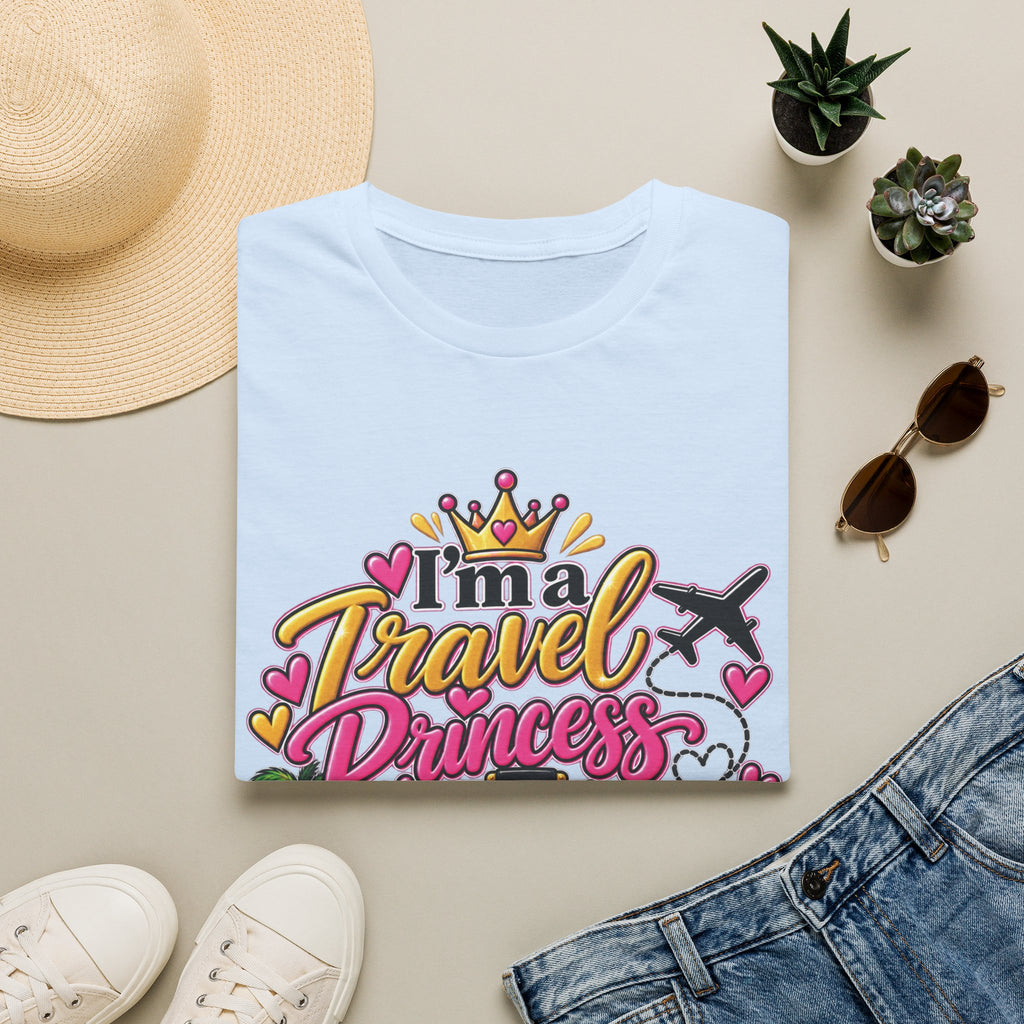 Travel Princess T-Shirt – Cute Vacation & Travel Lover Tee