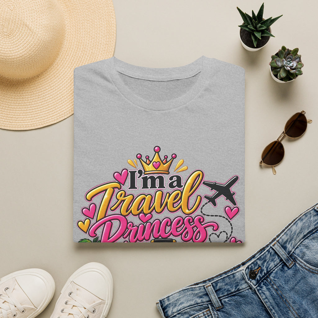 Travel Princess T-Shirt – Cute Vacation & Travel Lover Tee