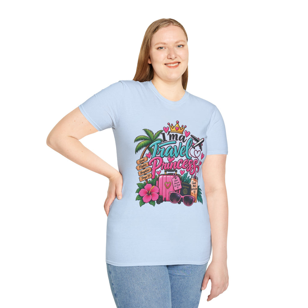 Travel Princess T-Shirt — "I'm a Travel Princess" Vacation Tee