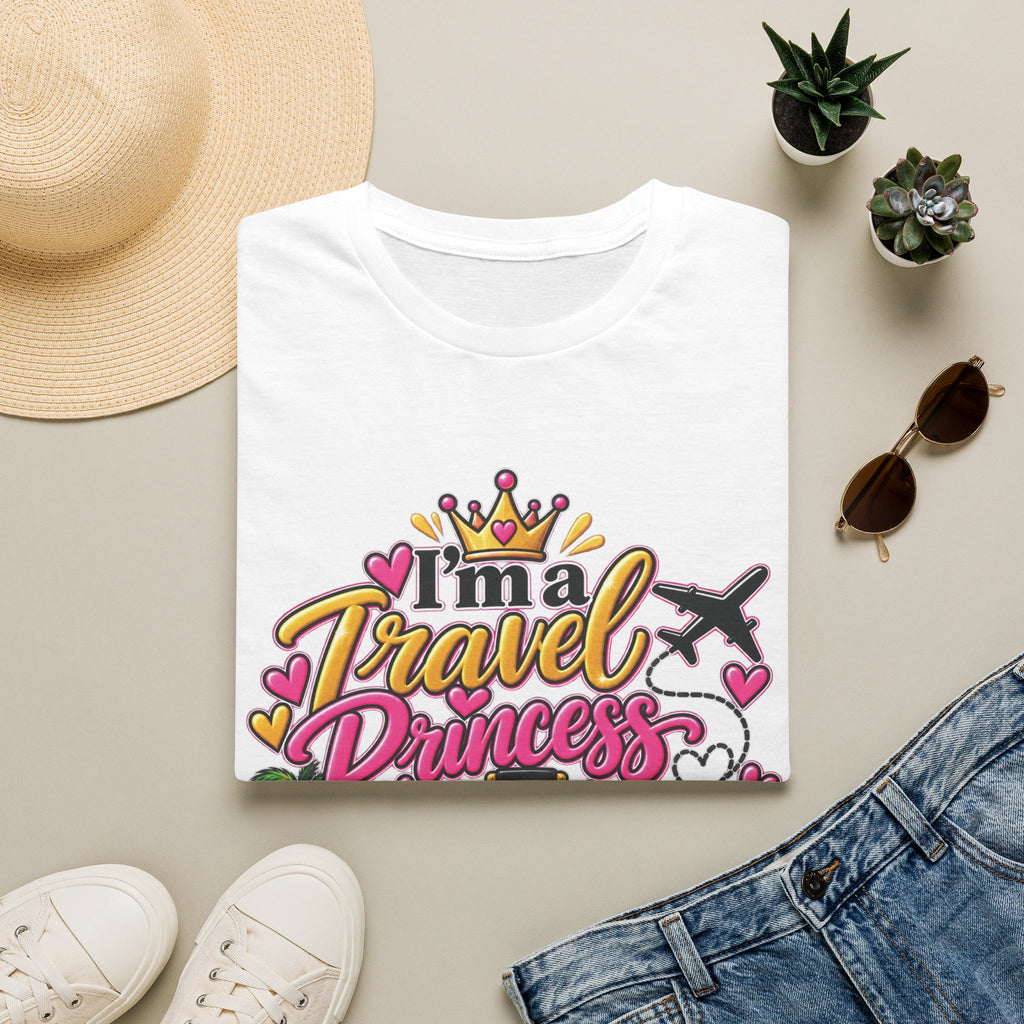 Travel Princess T-Shirt – Cute Vacation & Travel Lover Tee